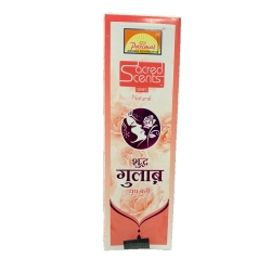 Parimal Sacred Scents Pure Rose Dhoop Batti, for Pooja and Prayer with Dhoop Stand